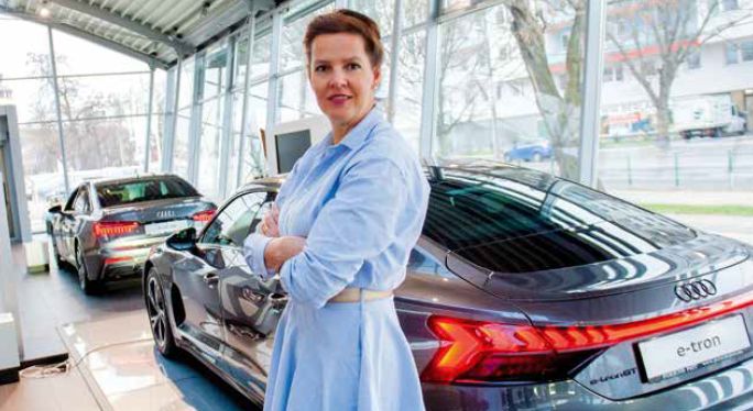 Az ötödik karika - Zakariás Fruzsina az AUDI márkaigazgatója