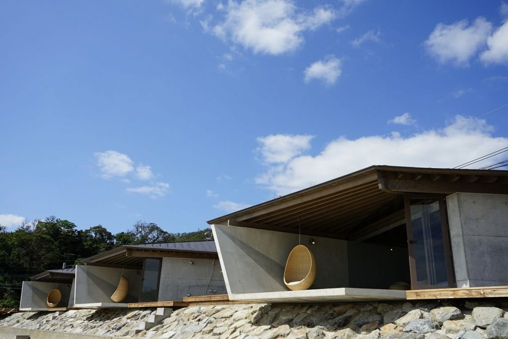 Origami betonvilla Japánban
