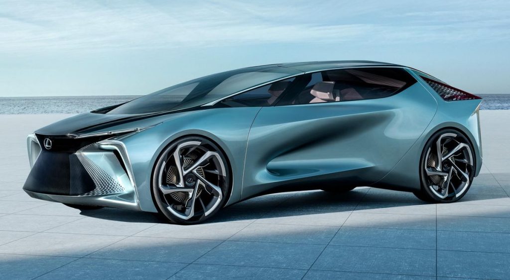 Goodyear abroncsokon a Lexus elektromos koncepcióautója