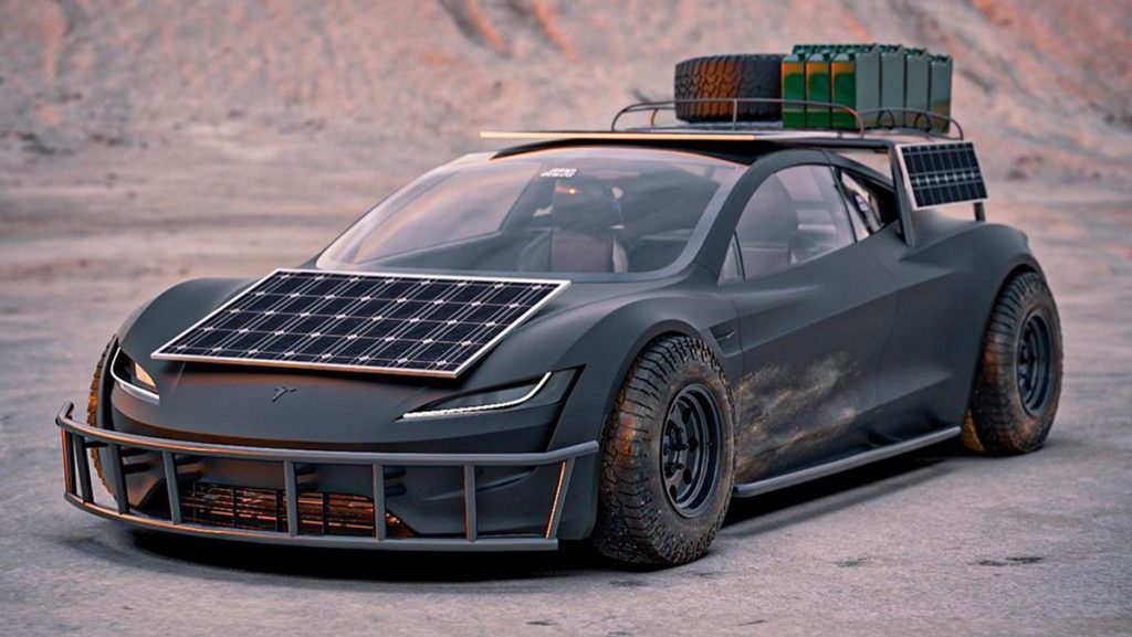 Ez a Tesla Roadster még egy apokalipszist is túlélne