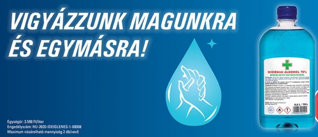 Új fertőtlenítőszer kapható az OMV Hungária töltőállomásain