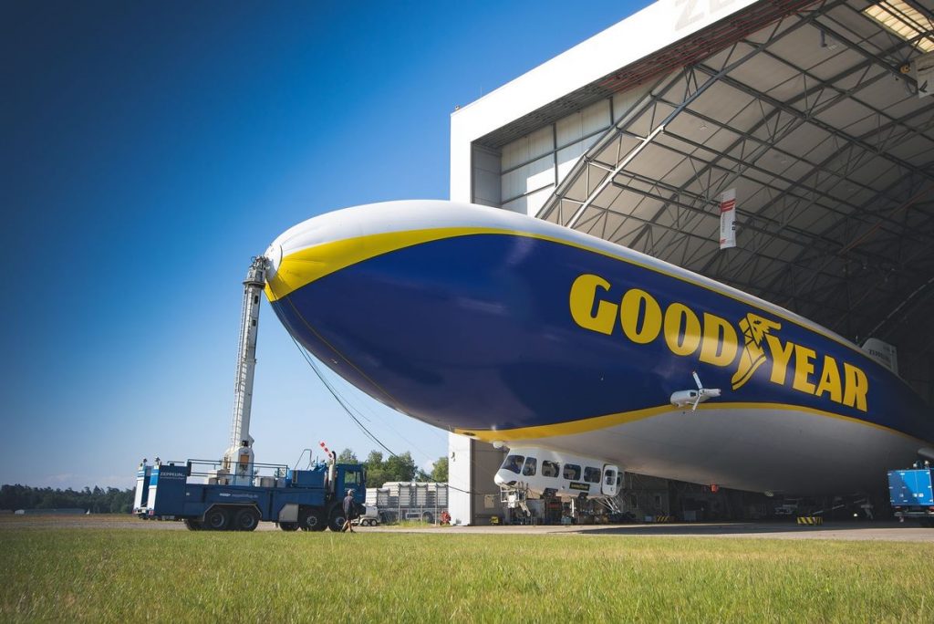 A Goodyear Léghajó visszatér Európába