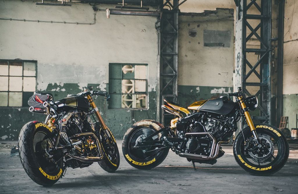 Yamaha XV920 ezüst és arany