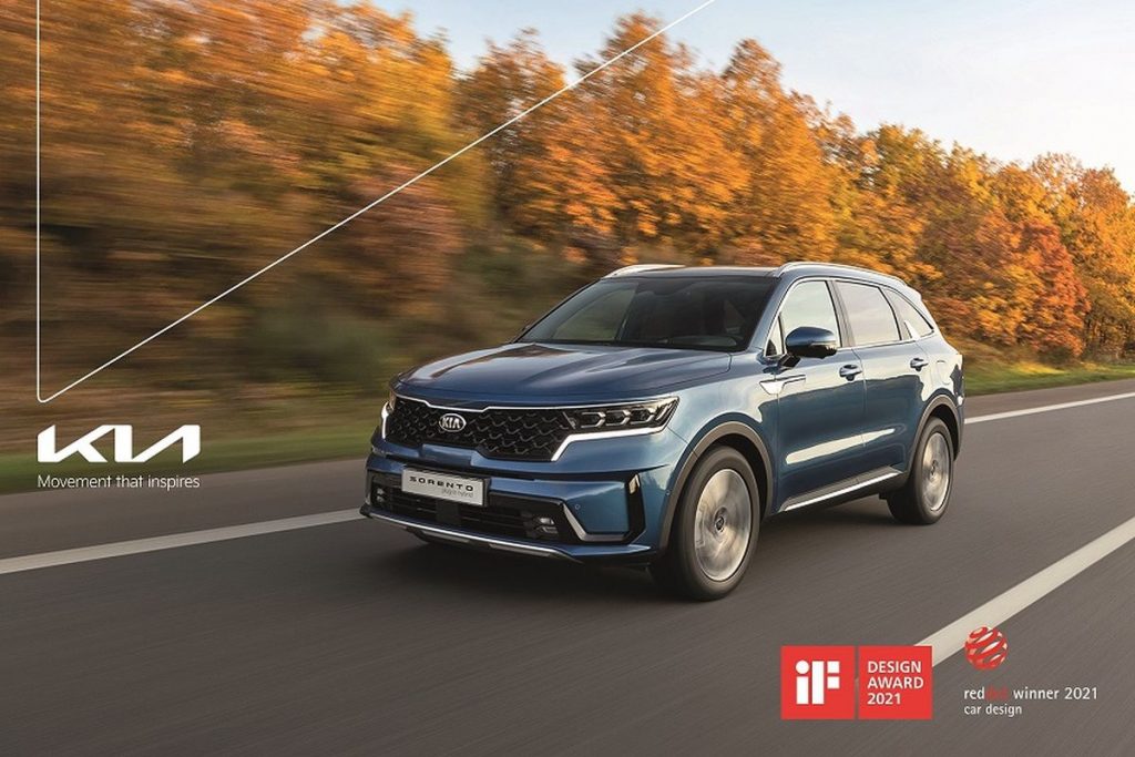 A Kia Sorento a Red Dot és az iF győztese