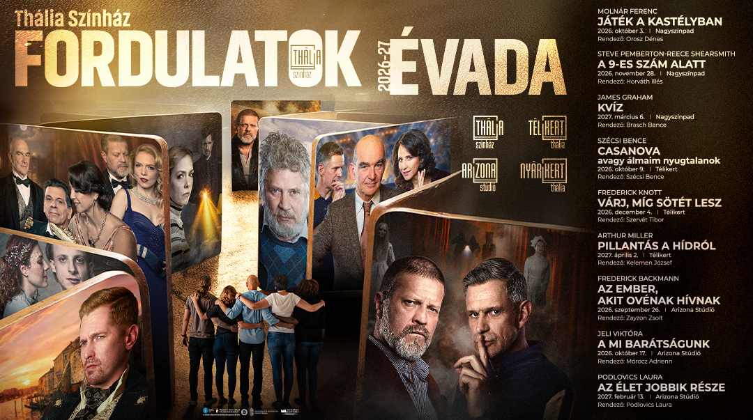 Fordulatok Évada – Thália Színház 2026/27 évadbejelentő (fotó: Juhász Éva)