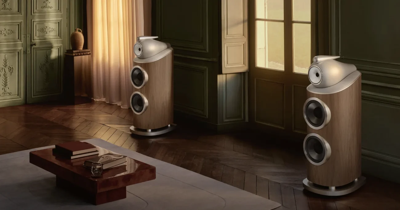 A Bowers & Wilkins 801 D5 zászlóshajó hangfalpár két prémium felületben