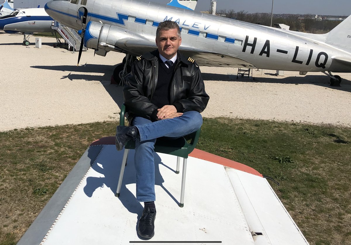 Szüle Zsolt B747-es pilóta