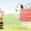 Snoopy és Charlie Brown a Peanuts klasszikus rajzán, a piros tetejű kutyaházzal