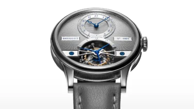 A Breguet Classique Tourbillon 7357 karóra ezüstös számlappal