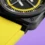 A Bell & Ross BR-03 Helipad karóra sárga gumiszíjjal