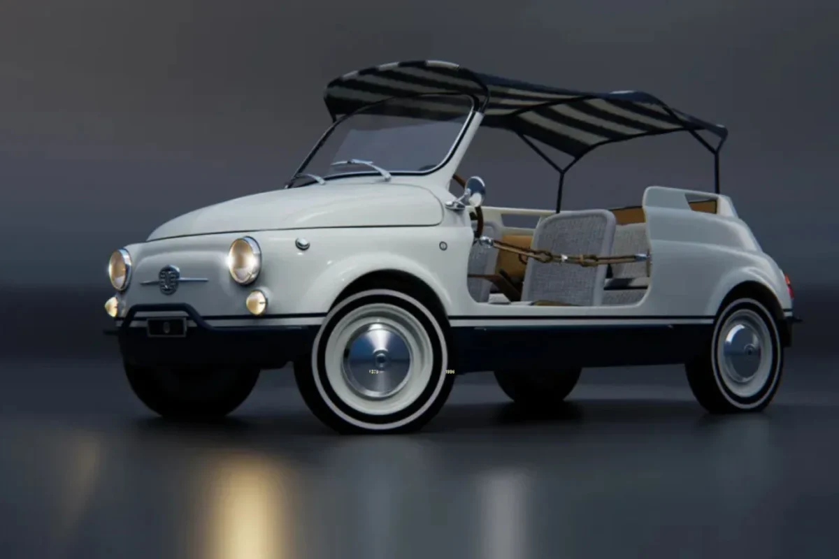 Amikor a tenger hullámai a szárazföldig érnek – Fiat 500 Spiaggina restomod